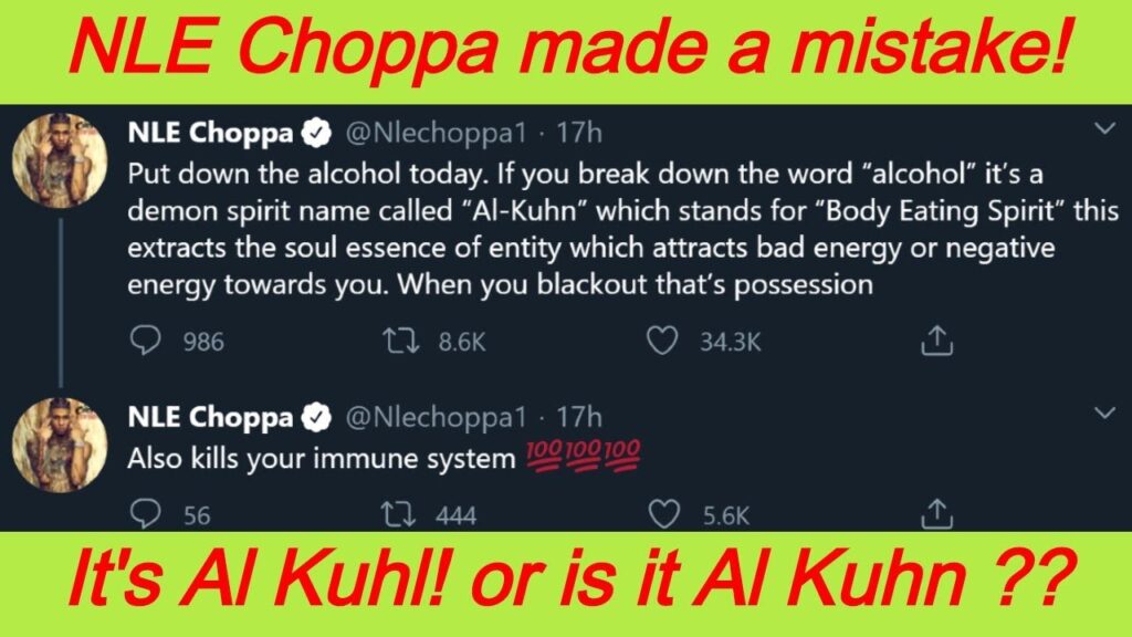AL Kuhn Meaning - NLE Choppa Said This In A Cautionary Tweet
