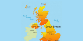 How many countries are in Great Britain